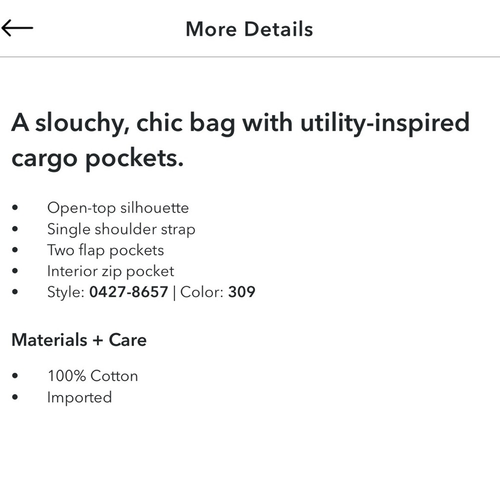 AE Slouchy Cargo-Pocket Bag - Picture 3 of 3